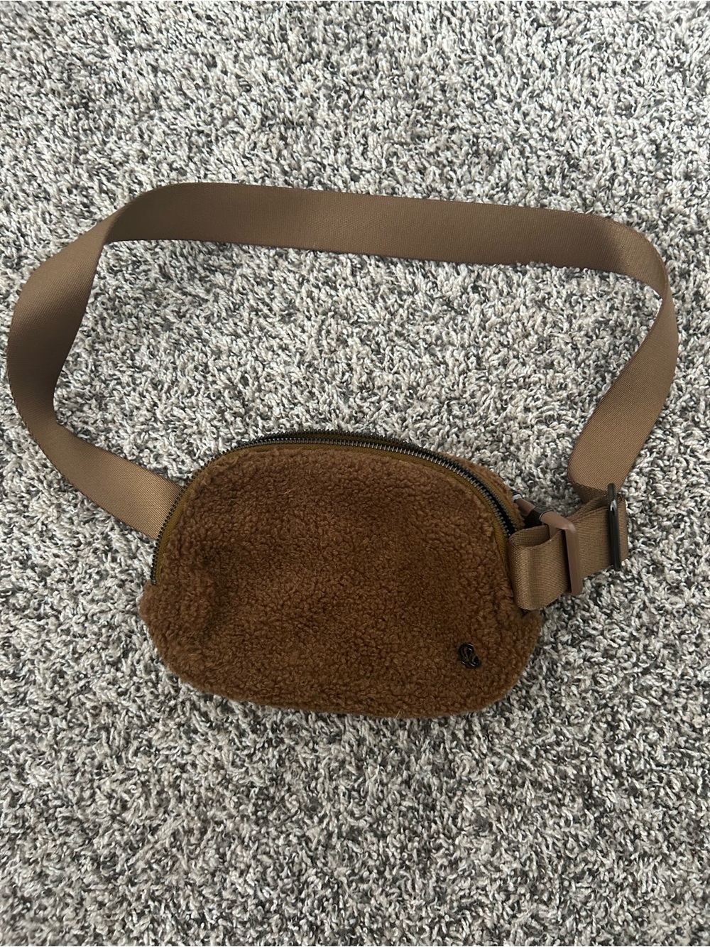 lululemon athletica Brown Sherpa Belt Bag